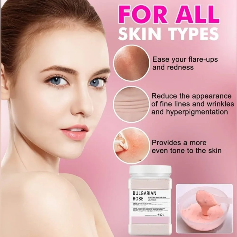 Bulgarian Rose Brightened Crystal Jelly Mask Size: 12.3 fl oz – New & Sealed
